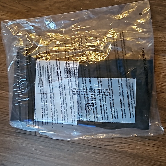 SAVAGE X FENTY CLASSIX THIGH- HIGH SOCKS - BLACK CAVIAR / SKY HIGH BLUE SZ M/L - Picture 11 of 11